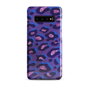 Purple Leopard Snap case for Samsung®