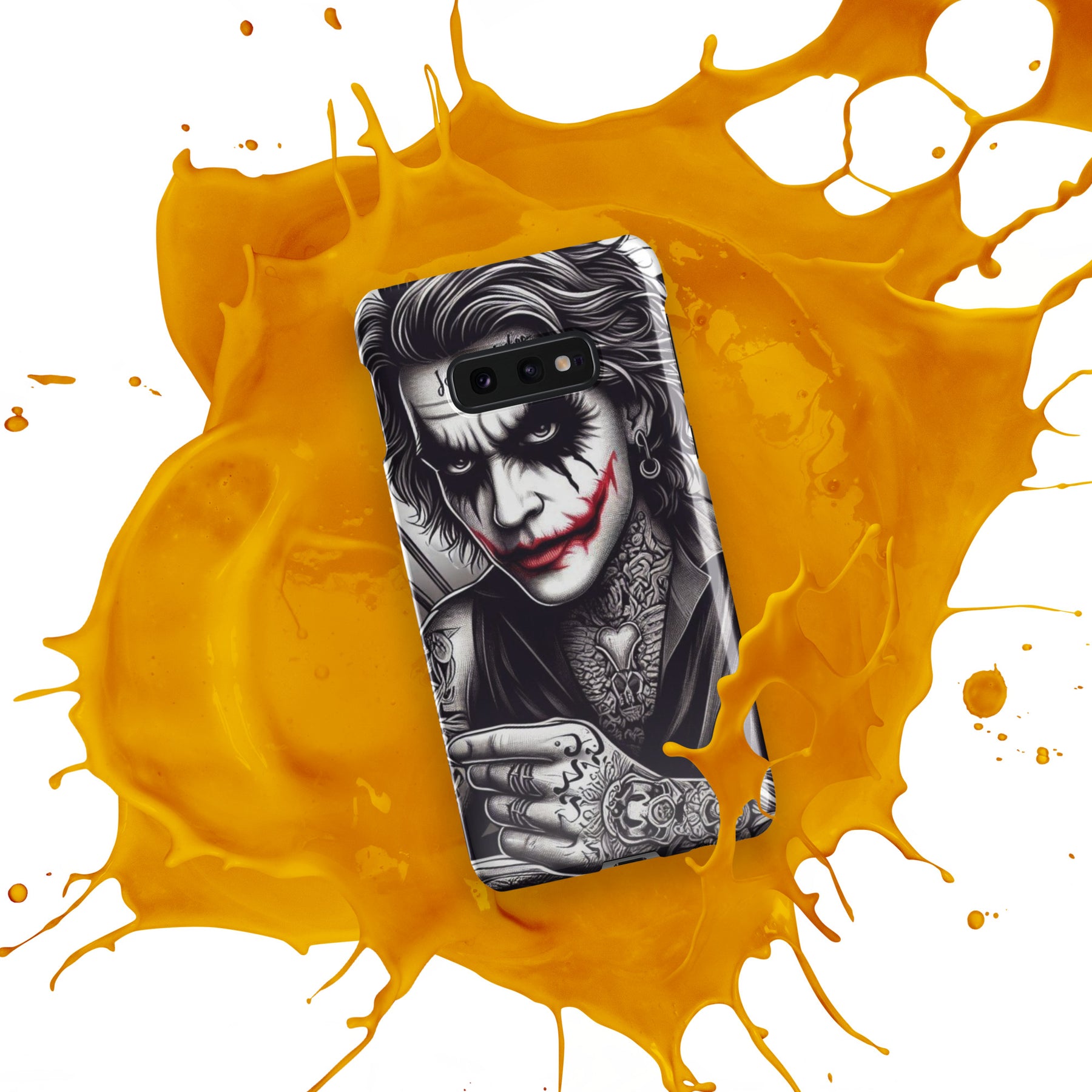 Joker Snap Case for Samsung with orange splash design