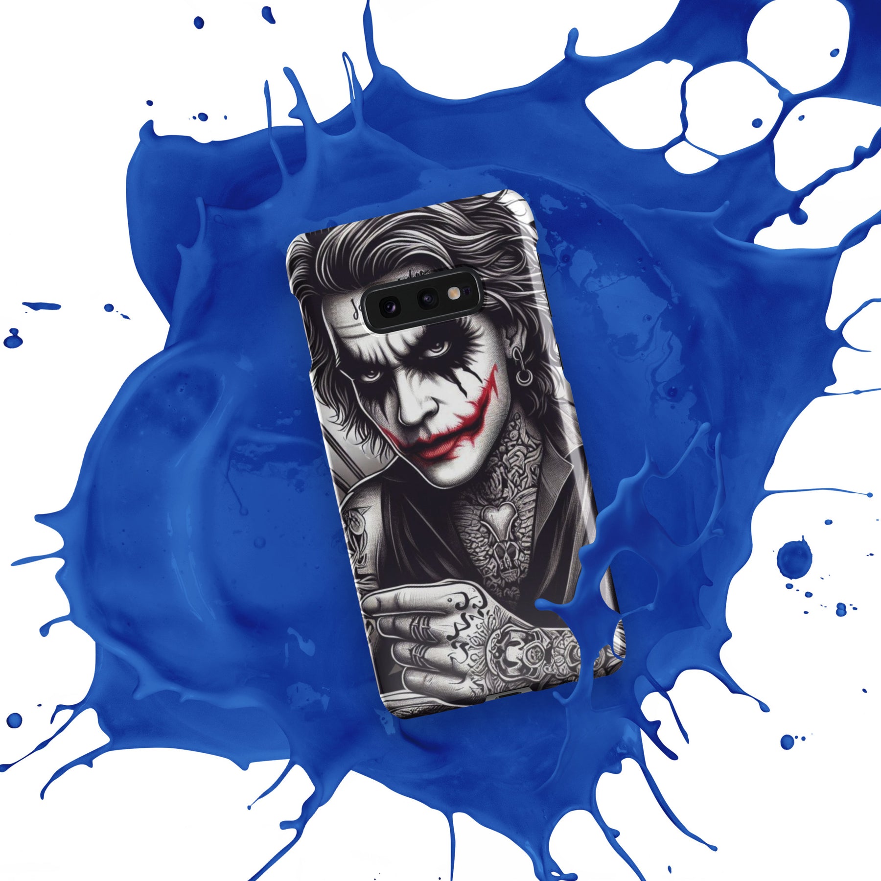 Joker Snap Case for Samsung with blue splash design