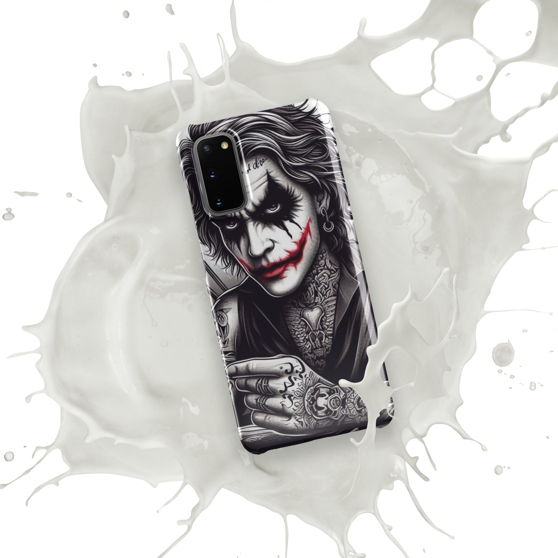 Joker Snap Case for Samsung with white splash design