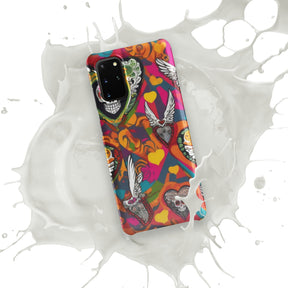 Glossy snap case for Samsung Galaxy S20 Plus, slim fit, vibrant design.