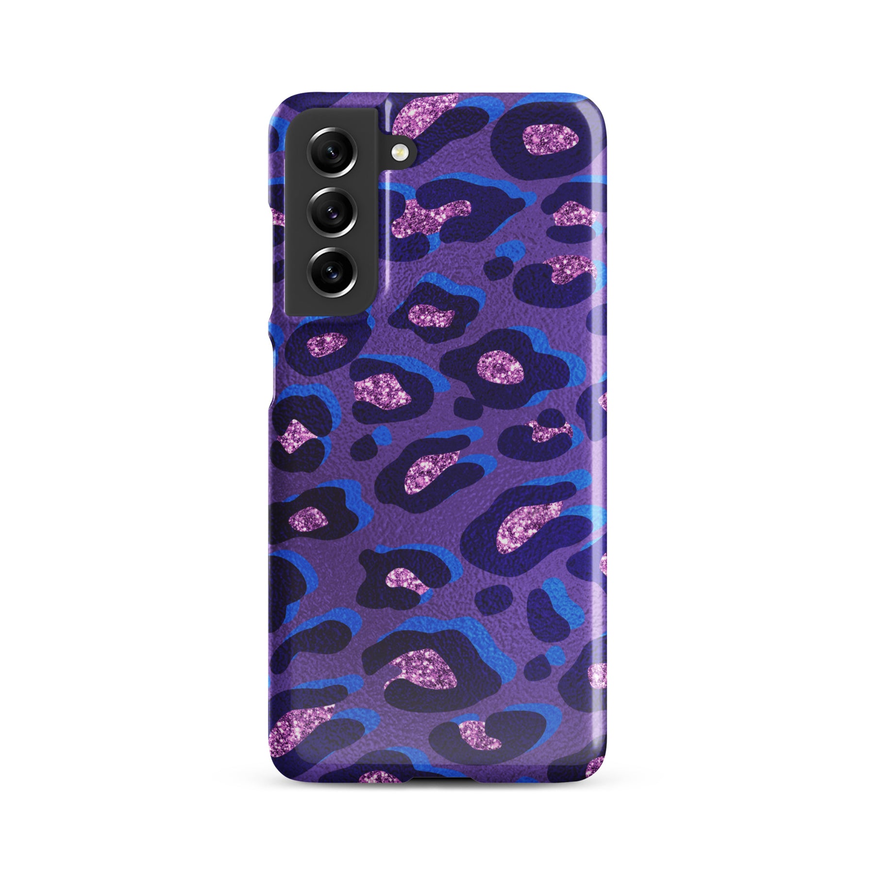 Purple Leopard Snap case for Samsung®