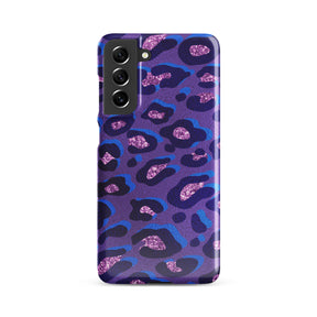 Purple Leopard Snap case for Samsung®