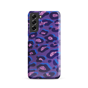 Purple Leopard Snap case for Samsung®