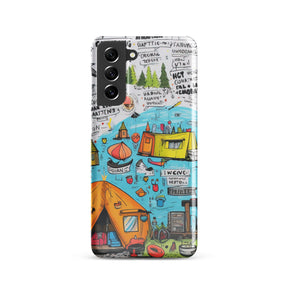 Camping Snap case for Samsung®