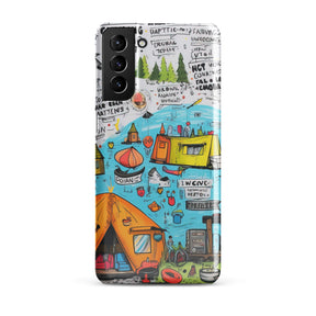 Camping Snap case for Samsung®