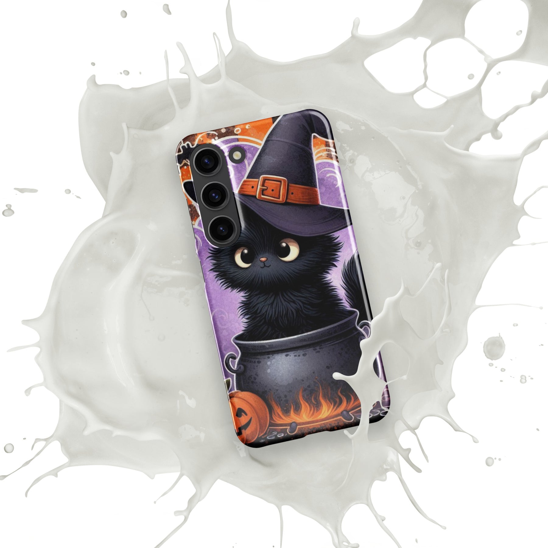 Spooky Black Cat Snap case for Samsung®