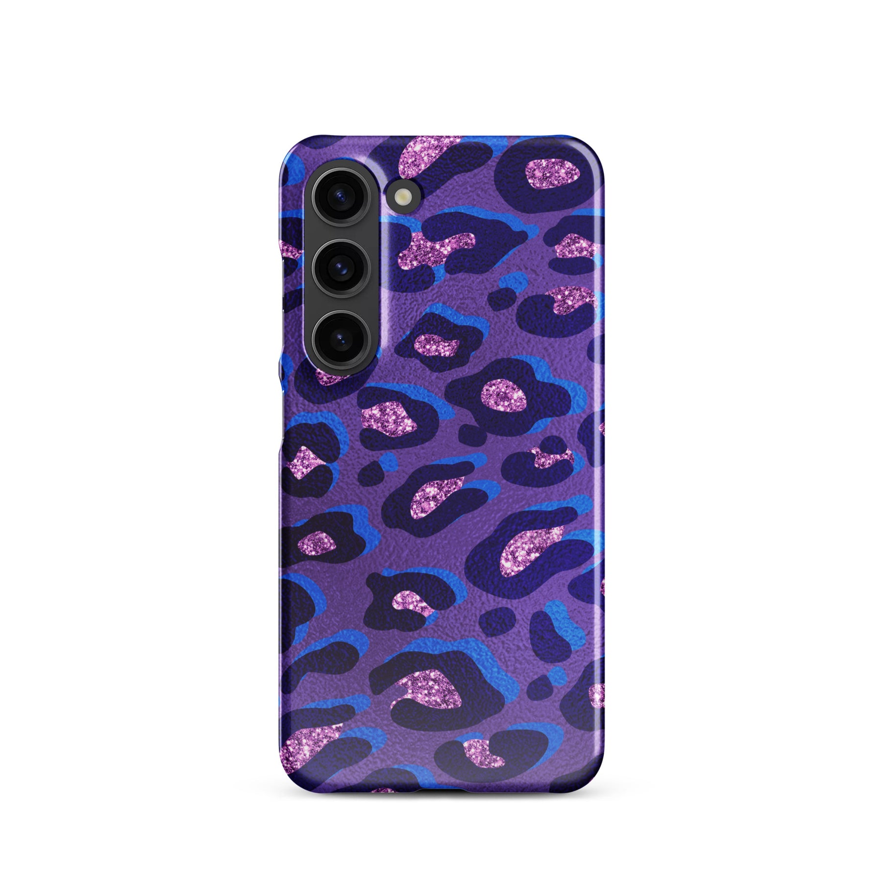 Purple Leopard Snap case for Samsung®