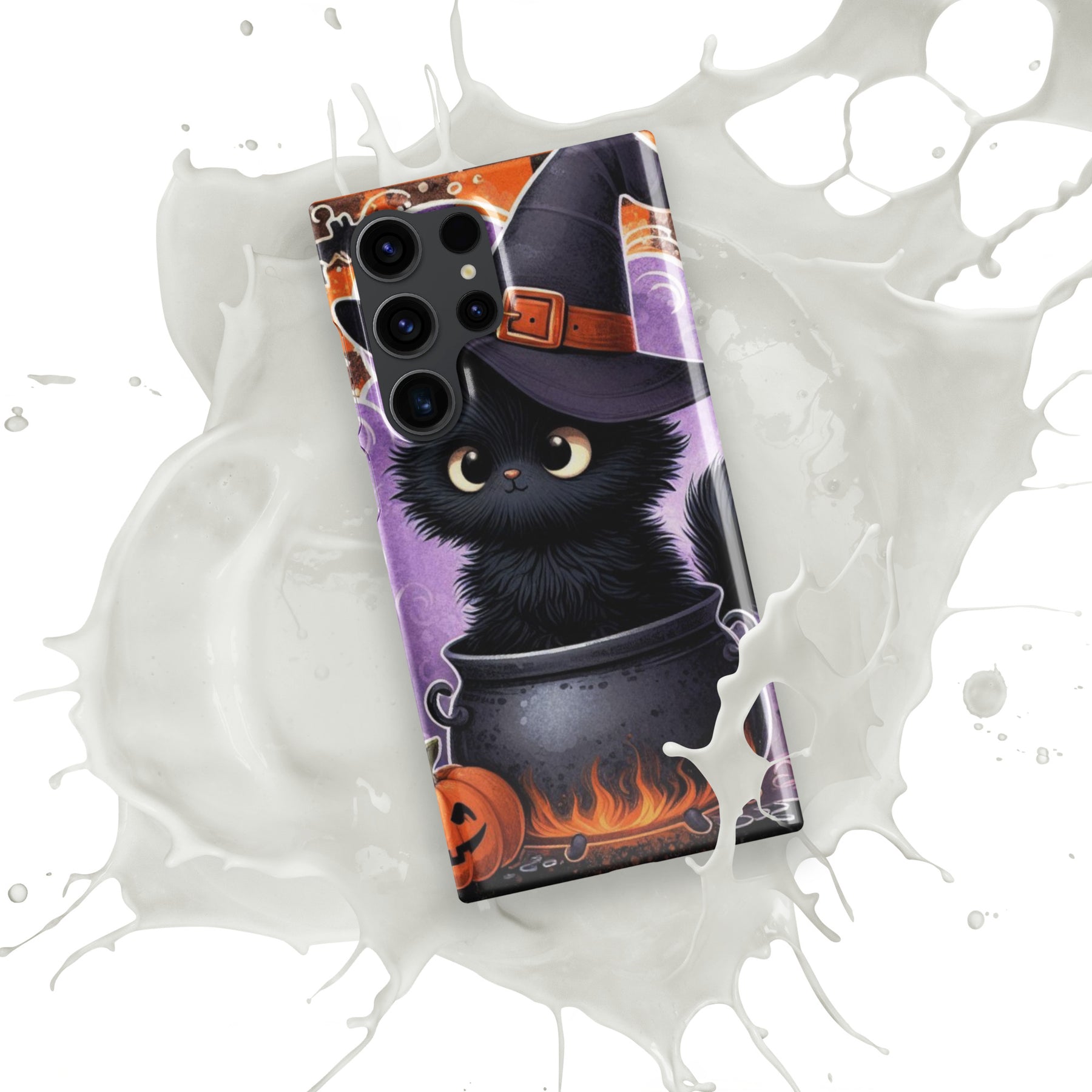 Spooky Black Cat Snap case for Samsung®