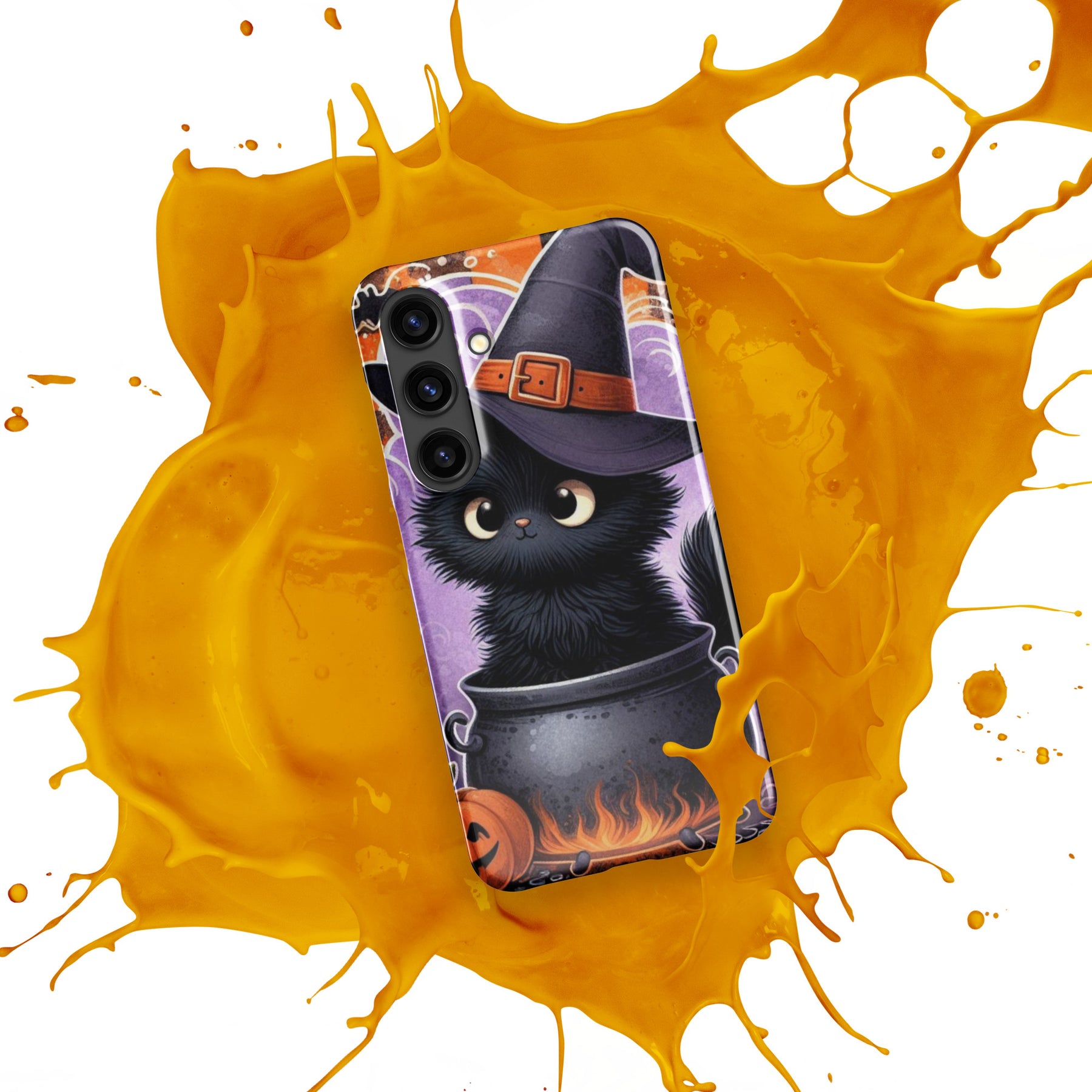 Spooky Black Cat Snap case for Samsung®