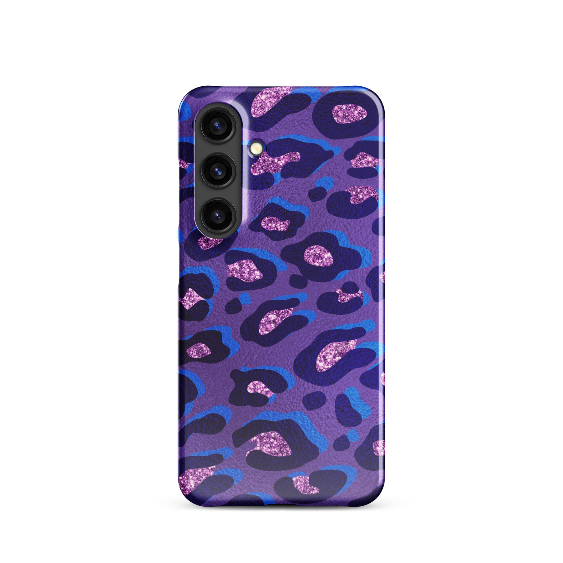 Purple Leopard Snap case for Samsung®