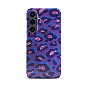 Purple Leopard Snap case for Samsung®