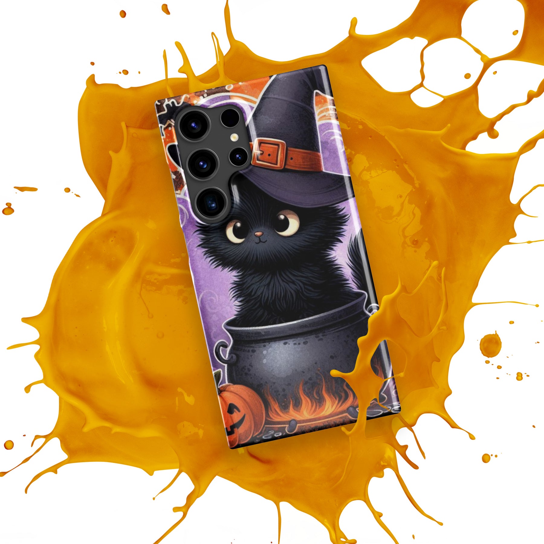 Spooky Black Cat Snap case for Samsung®