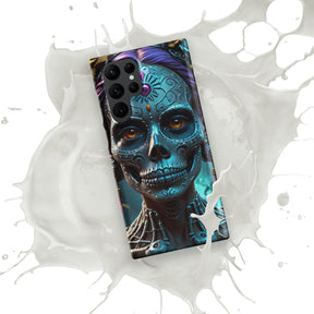 Day of the Dead Lady Face Skull Snap case for Samsung®