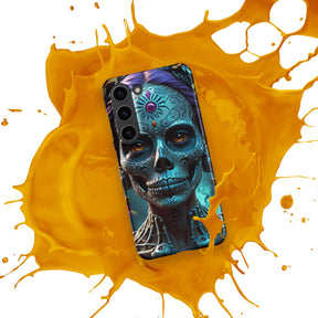 Day of the Dead Lady Face Skull Snap case for Samsung®