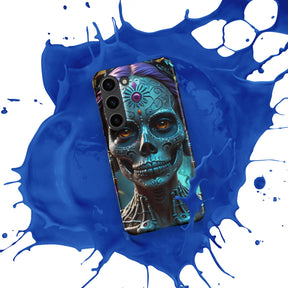 Day of the Dead Lady Face Skull Snap case for Samsung®