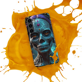 Day of the Dead Lady Face Skull Snap case for Samsung®