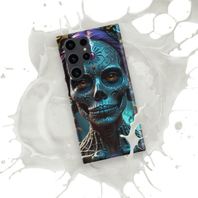 Day of the Dead Lady Face Skull Snap case for Samsung®