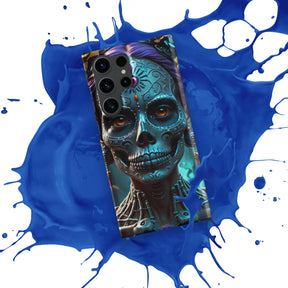 Day of the Dead Lady Face Skull Snap case for Samsung®