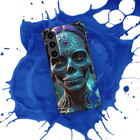 Day of the Dead Lady Face Skull Snap case for Samsung®