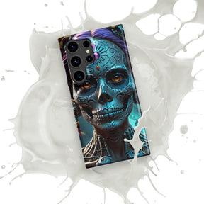 Day of the Dead Lady Face Skull Snap case for Samsung®