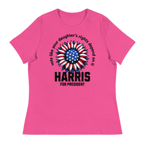 Kamala stars and strips Women's Relaxed T-Shirt