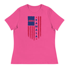 Kamala Flag Women's Relaxed T-Shirt