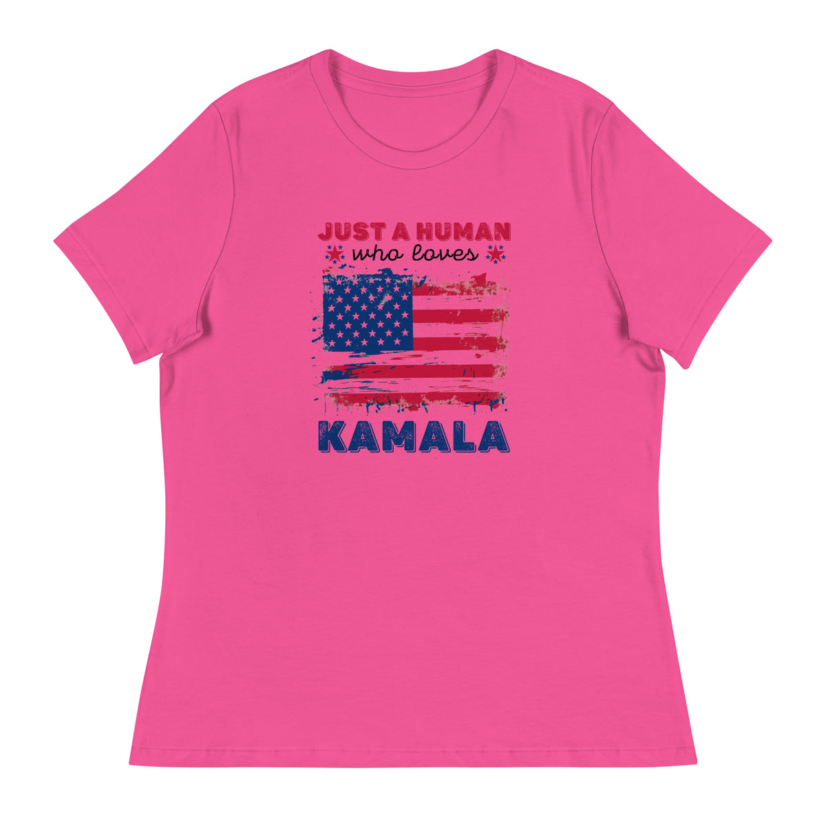 Kamala Just a Human Women's Relaxed T-Shirt