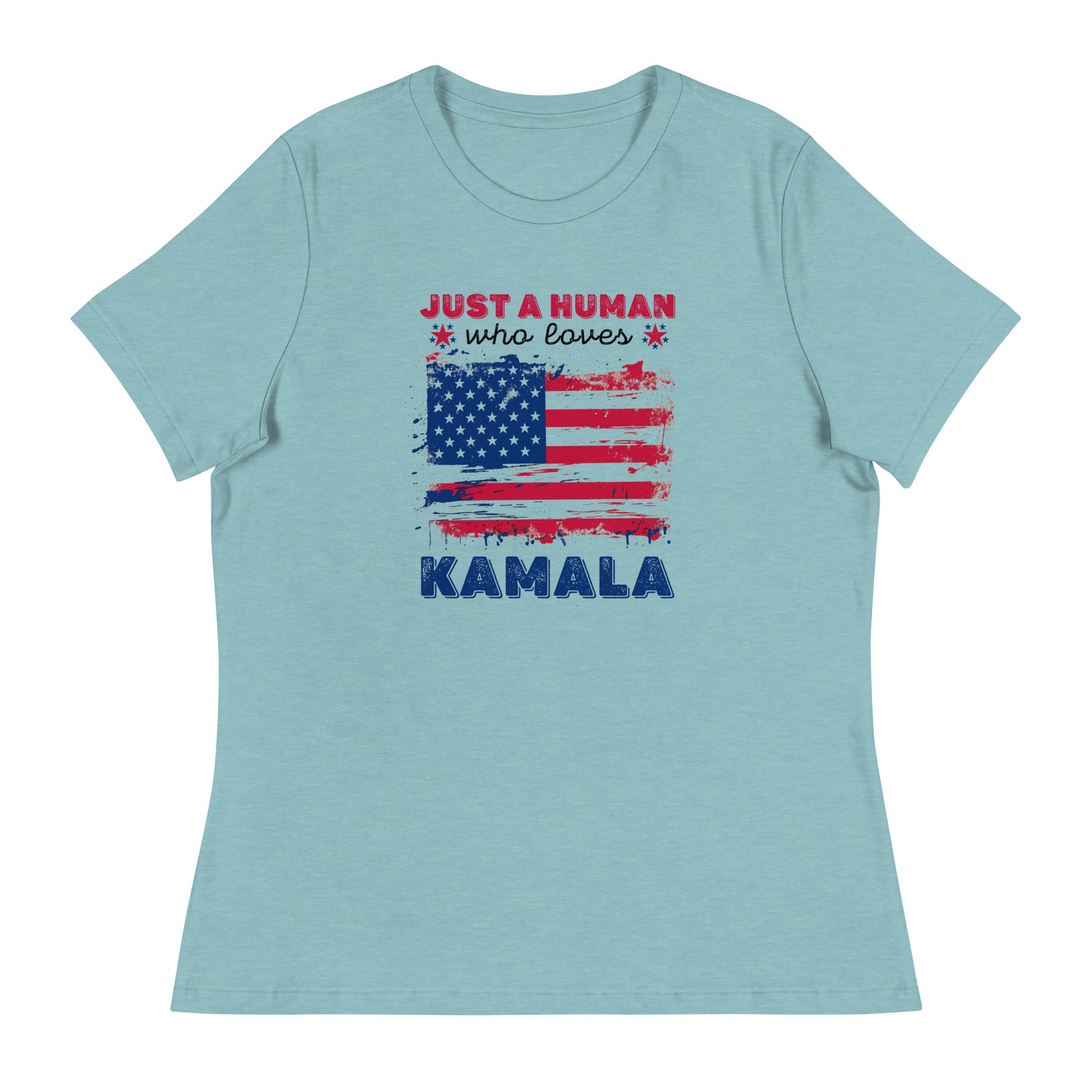 Kamala Just a Human Women's Relaxed T-Shirt