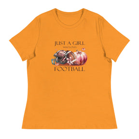 Ready fir football Women's Relaxed T-Shirt