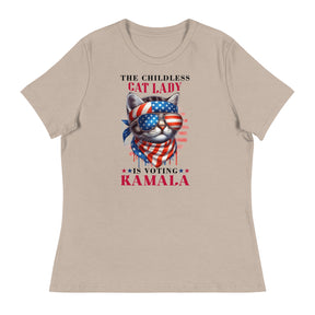 Kamala Cat Women's Relaxed T-Shirt