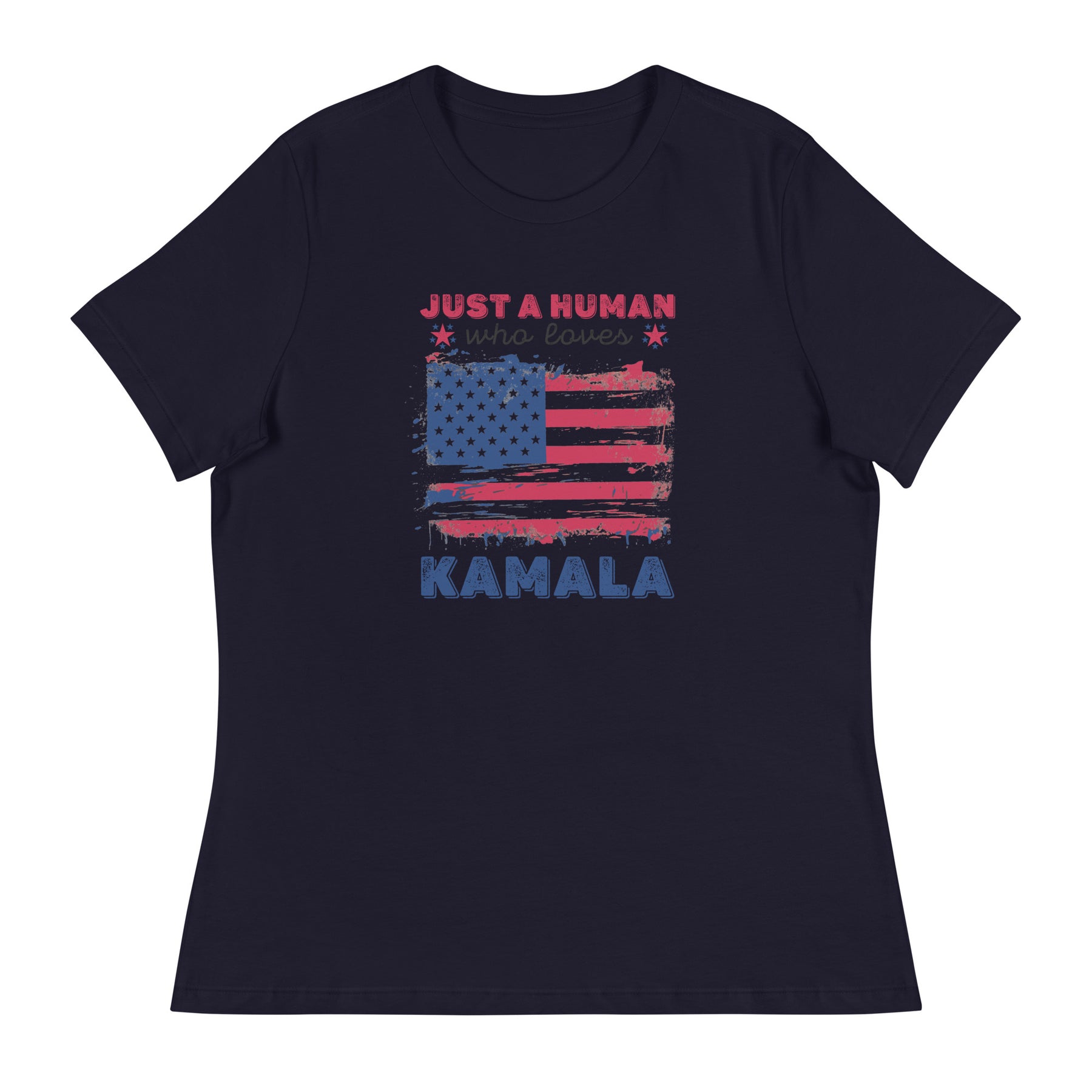 Kamala Just a Human Women's Relaxed T-Shirt