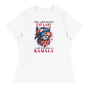 Kamala Cat Women's Relaxed T-Shirt