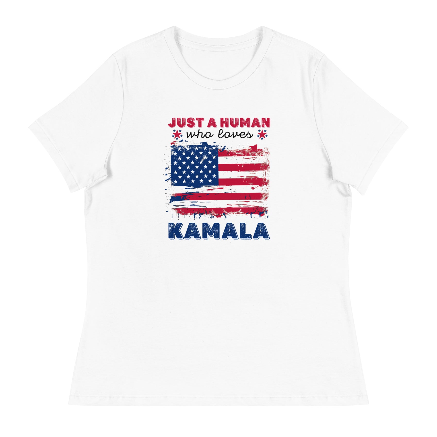 Kamala Just a Human Women's Relaxed T-Shirt